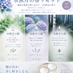 【6月限定】水無月の香りセット｜天然精油入りのアロマキャンドル3種セット｜梅雨を楽しむ灯り