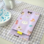 はじめてのカトラリーケース【START】練習箸も入る・裏返して洗える【nunocoto fabric　ねこちゃん】　自分で出来た！を応援
