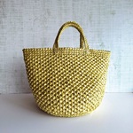 [新作]定番デザイン・受注制作［黄昏時のゴールドイエロースズランテープBag］シーズンレス！