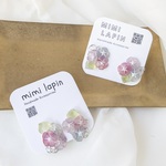 涼やかな朝顔のピアス（受注販売）