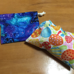 宇宙ポーチとキノコエコバッグセット