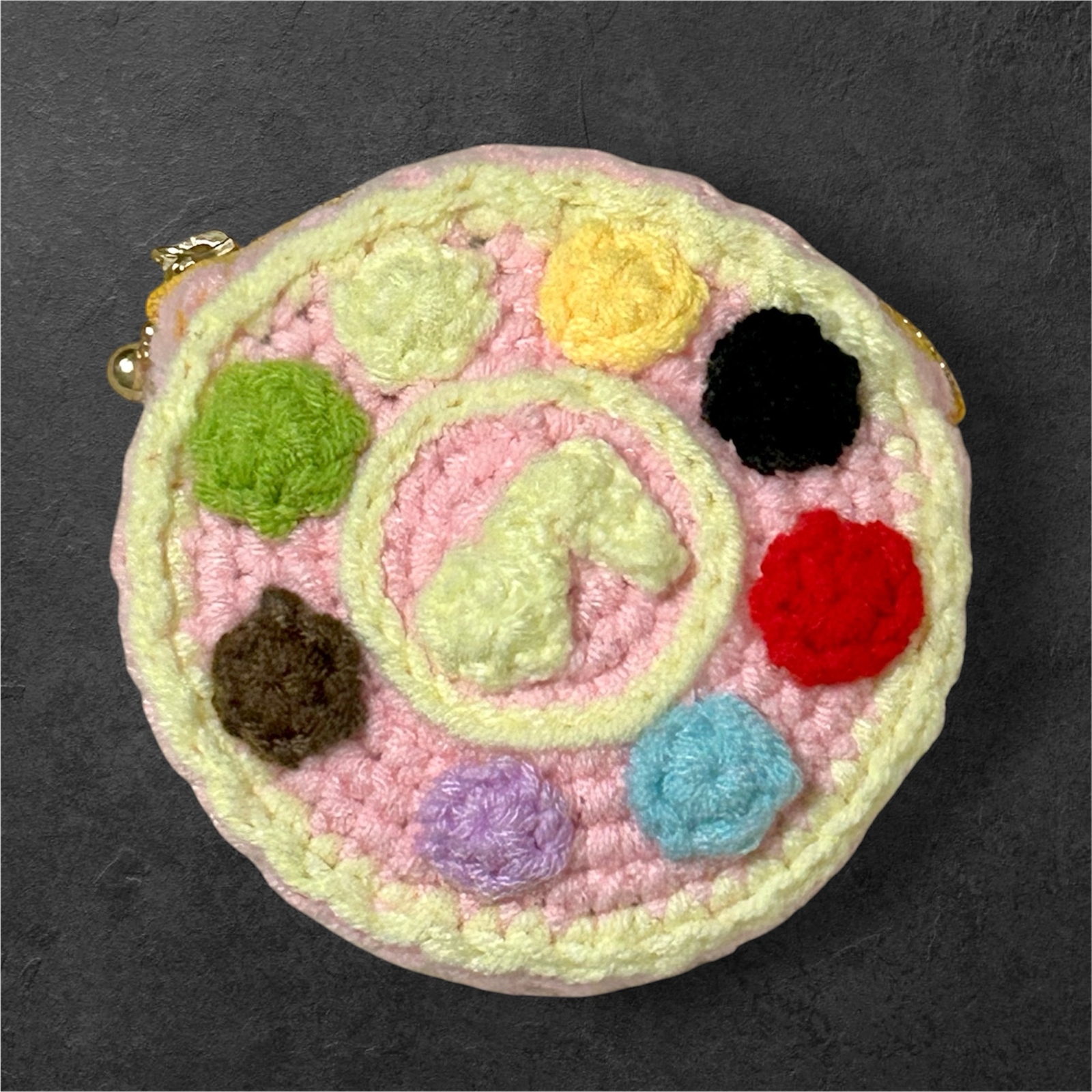 ネモフィラの花束ブランケット ブーケブランケット かぎ針編み