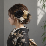 金箔＊組紐＊水引＊チュールの和装髪飾り　成人式／卒業式／結婚式／着物／振袖／袴／色打掛