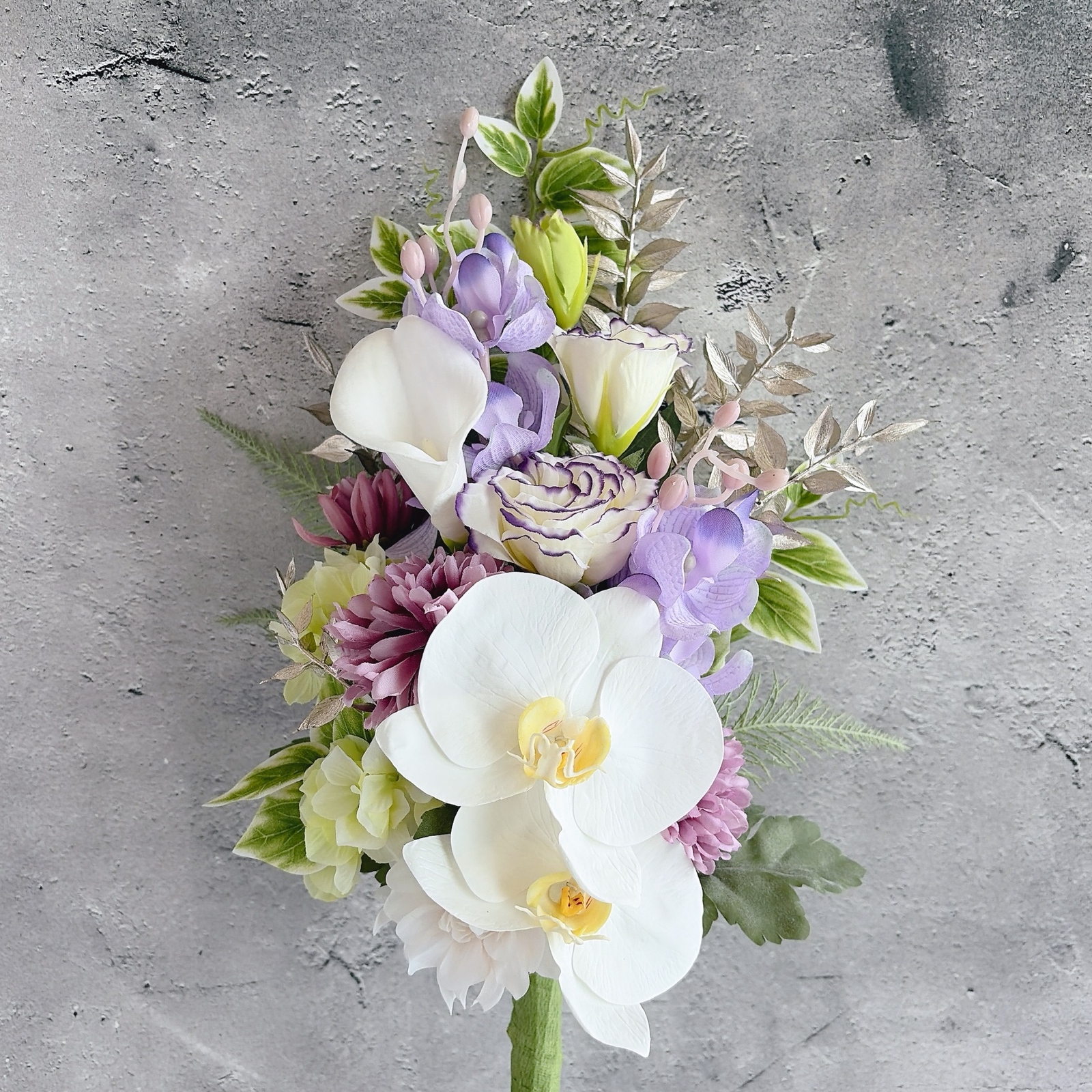 胡蝶蘭のお供え花（L） 1対【花束タイプ】 仏花 墓花 アーティ