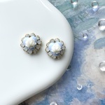 pale blue cake pierce / earring