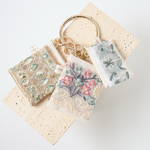 6A3カラビナセット　インド刺繍リボン