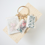 6A5カラビナセット　インド刺繍リボン