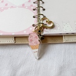 バッグチャーム・手帳デコに｜アクリルキーホルダー　『ICE CREAM』