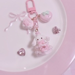 しゅがうさダブルハートケーキキーホルダー🎂