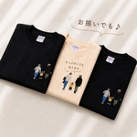 写真から作るオリジナル刺繍Tシャツ