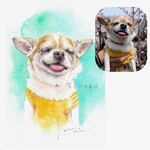 手描き＊うちのこ似顔絵～はがきサイズ～ ペット似顔絵