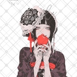 no.  594オリジナル人物ステッカー