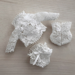 handmade オビツ11size レースの3点セット