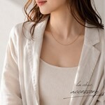simple  chain necklace  つけっぱなしOK