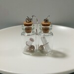 ボトルメールのピアス
