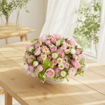 光触媒フラワー 母の日ギフト 【母の日ギフト】光触媒フラワー カーネーションと薔薇のアレンジメント Sサイズ アーティフィシャルフラワー  【特集記載】