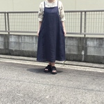 おとなのエプロンワンピース
