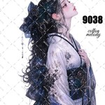 original sticker « no.9038 »     //     人物ステッカー オリジナルステッカー オリジナル人物ステッカー ステッカー cotton melody