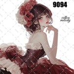 original sticker « no.9094 »     //     人物ステッカー オリジナルステッカー オリジナル人物ステッカー ステッカー cotton melody