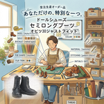 【セミオーダー】本革：ドールシューズ／セミロングブーツ　オビツ３０ジャストフィット（オビツ２７・テヤンドール対応）