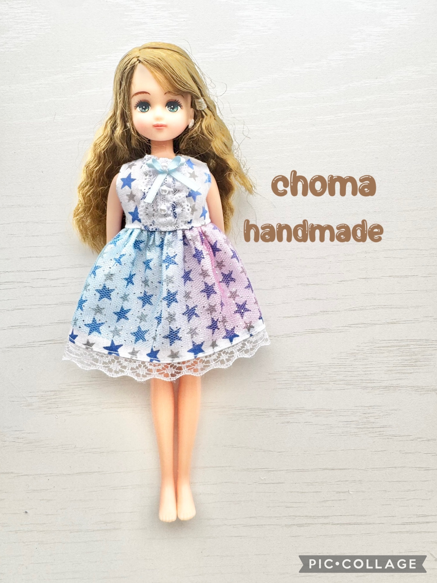 リカちゃん 服 ワンピース 黄色チェック - CHOMA | minne byGMOペパボ