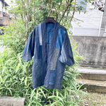 B93 襤褸　野良着　古布　リメイク　羽織　半纏　藍染　藍染め　パッチワーク　継ぎ接ぎ　刺し子　ボロ　boro ヴィンテージ