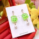 数量限定❣️スイカモチーフ🍉 パール ピアス イヤリング 夏🌴🌺✨ 🌴🏖🌈 レディース アクセサリー フルーツビーズ ピアス イヤリング 