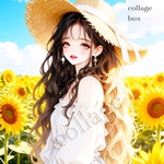 U16 art collage box 人物ステッカー