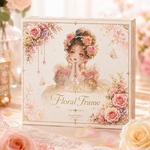 Floral Frame Hydrangea Melody