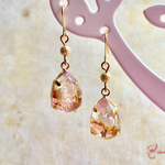 ☆flower jewel♡ドロップピアス(イヤリング)/ホワイト☆