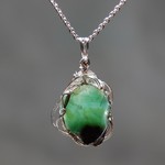 【レアストーン】　ジェムシリカのペンダントトップ