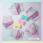 マスク🍭マスクケース🍭マジカルハート🍭子供用マスク🍭布マスク🍭マスク女の子🍭可愛いマスク🍭ゆめかわマスク🍭milimiliマスク