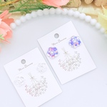 【SALE】ワンコイン アクセサリーセット お花 紫色 星 イヤリング ピアス まとめ売り 