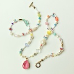 hampten’s　beads necklace 