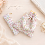 ✦Special Set✦　フリルきんちゃく袋とふんわりペンケース　リバティ　メイジー　パステル系　海外限定カラー　タナローン