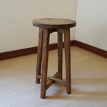 丸スツール／ブラウン 受注製作 オーダー可 
