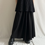 Wide  jersey pants