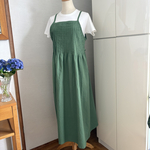 ☆ ✨SALE 綿麻　ヴィンテージソフト加工　キャミソールワンピース