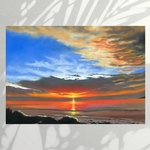 夕陽に光るHawaii