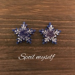  北欧の雪結晶❄️Singleイヤリング