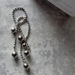 2pcs)4388)メタルタッセル)rhodium)slim)#2p