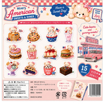 くまちゃんアメリカンスイーツandダイナー　シール