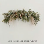 lune soft green swag ドライフラワースワッグ｜壁飾り