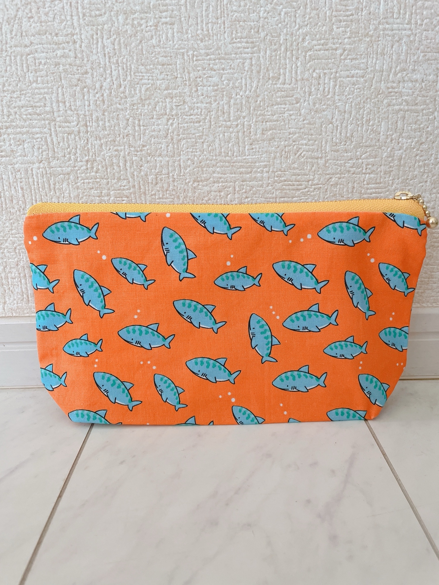 SALE！三毛猫柄のトートバッグとミニポーチのセット - USA cotton