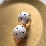 【在庫限り】販売分はカン無し2pcs)4403)18kgpオリジナルイヤリング)dot)#5j