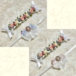 お花のヘッドドレス＆スタイのセット
