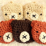 くまちゃんのアクリルたわし5個セット