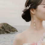 1番人気✨ 𝑠𝑢𝑧𝑢𝑟𝑎𝑛 𓆸  フラワー パール　ロング　ピアス　イヤリング　ウェディング　ブライダル　結婚式　花嫁　華やか　揺れる　花　前撮り　お呼ばれ　成人式　和装　花嫁和装　振袖　ドレス