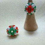 クリスマスカラーリング、天然石