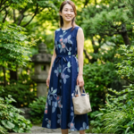 着物リメイク◎涼しすぎ‼️浴衣ワンピースチュニック　反物